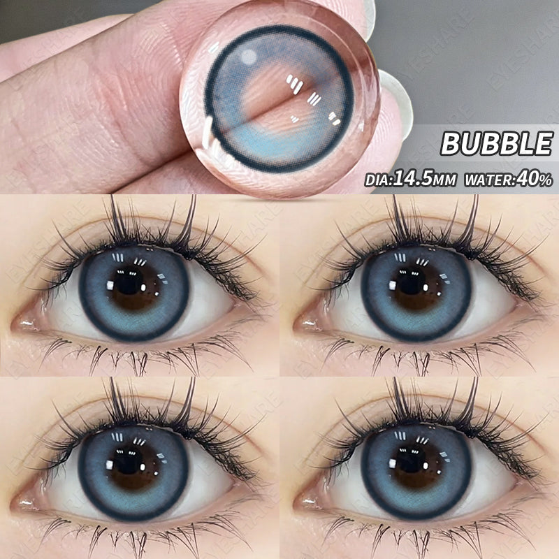 Ihomed 1 Pair New Colored Contact Lenses for Eyes Korean Lens Natural Big Eye Lenses Brown Lenses Blue Eye Contacts Red Lenses