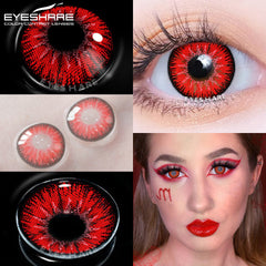 Ihomed  1Pair Cosplay Color Contact Lenses for Eyes Multicolored Contact Lenses Anime Accessories Anime Lenses Halloween Lneses