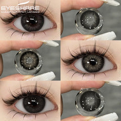 Ihomed Color Contact Lenses for Eyes Black Lenses Big Eye Lenses 1pair/2pcs Eye Contacts Color Lens Natural Eye Contact Lenses