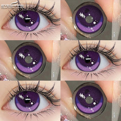 Ihomed  Cosplay Anime Eyes Lenses for Eyes Makeup Ccrazy Halloween Beauty Contact Lenses Eye Cosmetic Color Lens Eyes