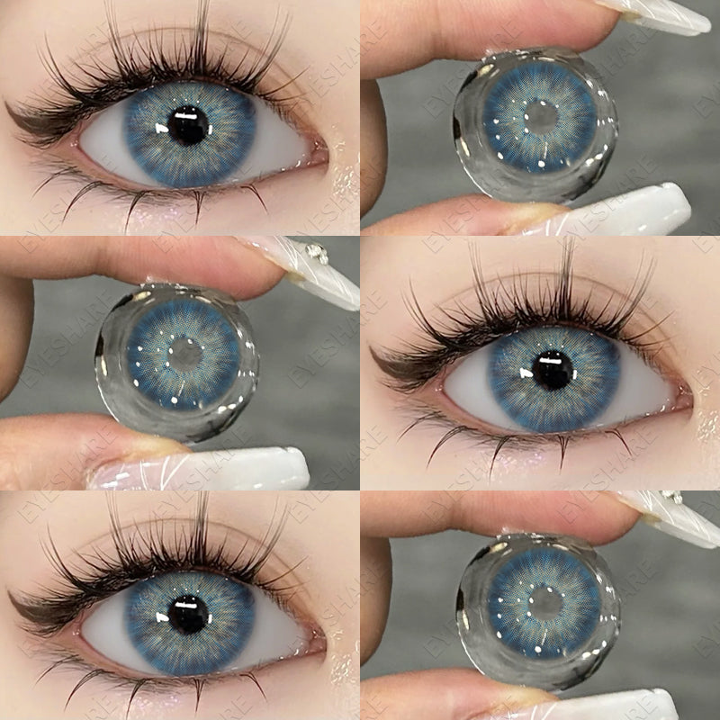 Ihomed  Color Contact Lenses for Eyes Black Lenses Big Eye Lenses 1pair/2pcs Eye Contacts Color Lens Natural Eye Contact Lenses