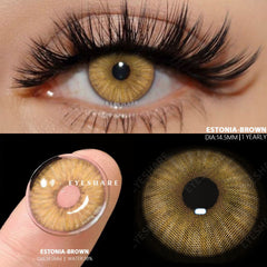 Ihomed 1 Pair Colored Contact Lenses for Eyes Blue Contact Lenses Yearly Beautiful Pupils Fashion Contact Lenses Green Lenses