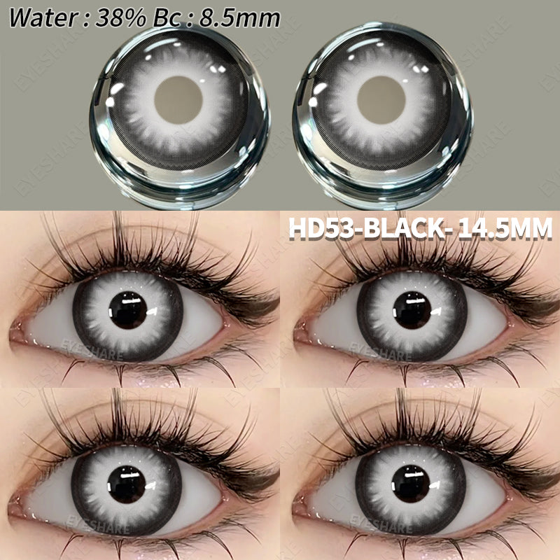 Ihomed  1 Pair Fashion Pink Cosplay Anime Lenses Color Contact Lenses for Eyes Cosmetics Purple Lenses Yearly Eye Contact Lens