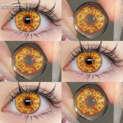 Ihomed  Cosplay Anime Eyes Lenses for Eyes Makeup Ccrazy Halloween Beauty Contact Lenses Eye Cosmetic Color Lens Eyes