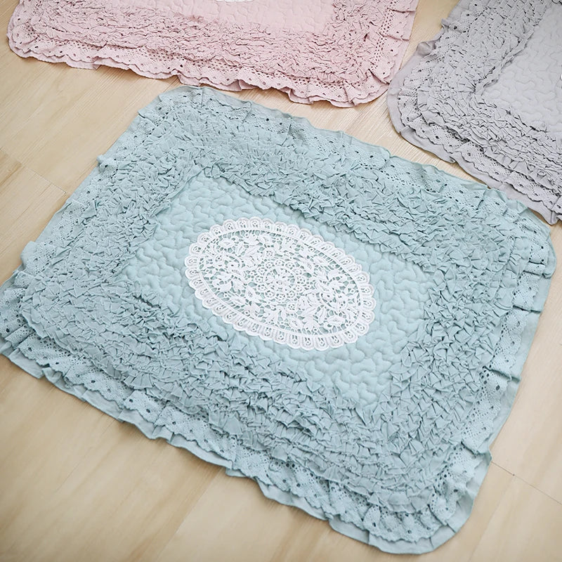 Ihomed Korean Tentacles Bathroom Choice Carpet, Floor Rug, Kitchen Water Absorbent Cotton Cloth, Lace Entry Door, Toilet Floor Mat, Cho