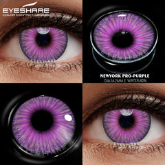 Ihomed NewYork Purple 14.2mm 1 Pair | 1 Year