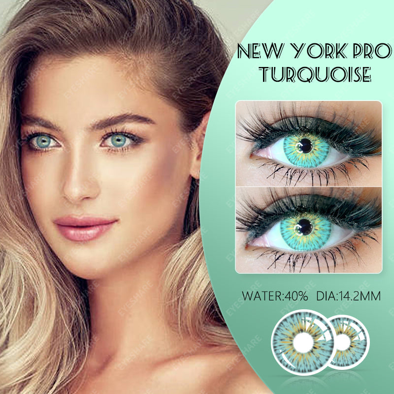 Ihomed NewYork Turquoise 14.2mm 1 Pair | 1 Year