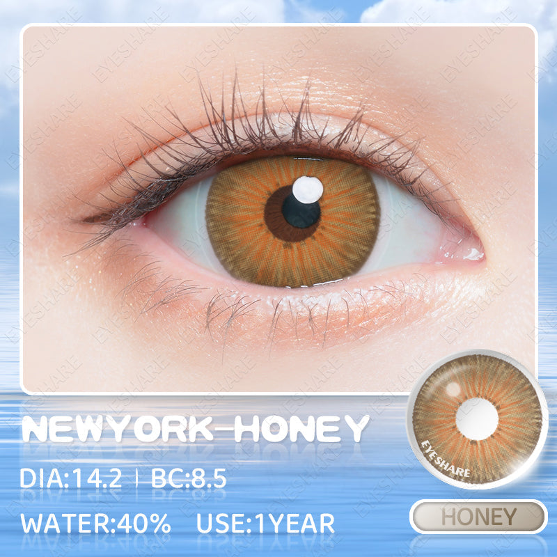 Ihomed NewYork Honey 14.2mm 1 Pair | 1 Year