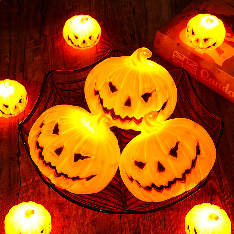 front porch halloween ideas New Halloween Decoration Pumpkin Light Party Atmosphere Decoration Led Pumpkin Light Halloween Carnival Party Decoration Light