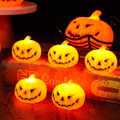 front porch halloween ideas New Halloween Decoration Pumpkin Light Party Atmosphere Decoration Led Pumpkin Light Halloween Carnival Party Decoration Light