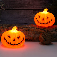 front porch halloween ideas Halloween Pumpkin Light Party Decoration Supplies Decoration Led Night Light Atmosphere Layout Props Toy Pumpkin Light