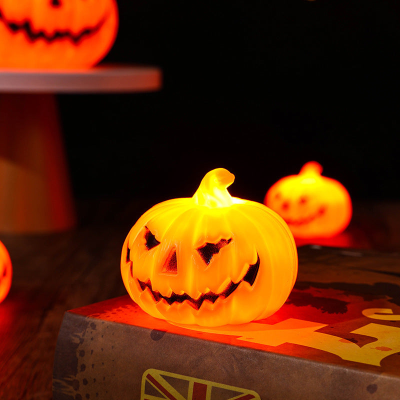 front porch halloween ideas New Halloween Decoration Pumpkin Light Party Atmosphere Decoration Led Pumpkin Light Halloween Carnival Party Decoration Light