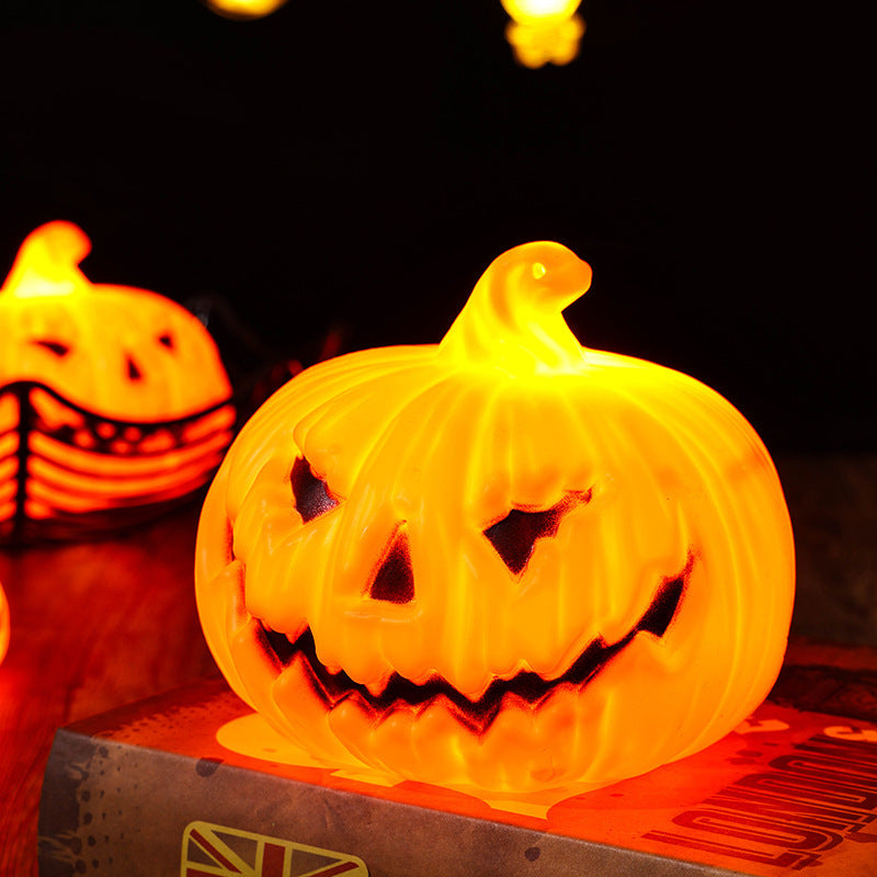 front porch halloween ideas New Halloween Decoration Pumpkin Light Party Atmosphere Decoration Led Pumpkin Light Halloween Carnival Party Decoration Light