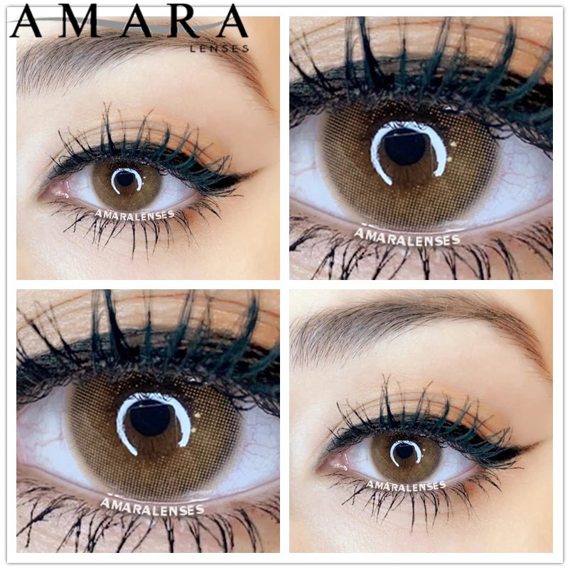 Ihomed LENSES Natural Color Eye Contact Lenses AURORA Series Soft Contact Lenses Color Eye Lenses Beauty Cosplay Eyes Cosmetics