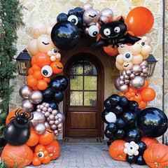 Ihomed Halloween Balloon Garland Arch Bat Spider Pumpkin Foil Baloons Halloween Party Decorations Baby Shower Supplies Halloween Globos