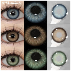 Ihomed 2pcs Contact Lenses Colored Contacts Beautiful Pupil Natural Contact Lenses for Eyes Color Yearly Cosmetic Contact Lens