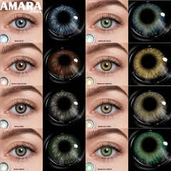 Ihomed Natural Color Lens Eyes 2pcs Color Contact Lenses For Eyes Beauty Contact Lenses Eye Cosmetic Color Lens Eyes