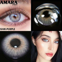 Ihomed LENSES 1Pair SIAM SERIES Colored Contact Lenses for Eyes  Eye Contacts