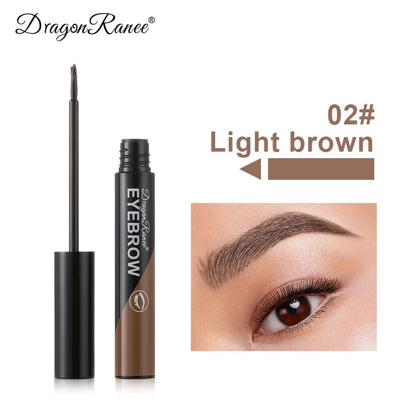 Ihomed Peel-off Eyebrow Gel Natural Brow Tattoo Black Brown Tint Makeup Waterproof Lasting Eye Brow Enhancers Liquid Gel Tear Wear Easy