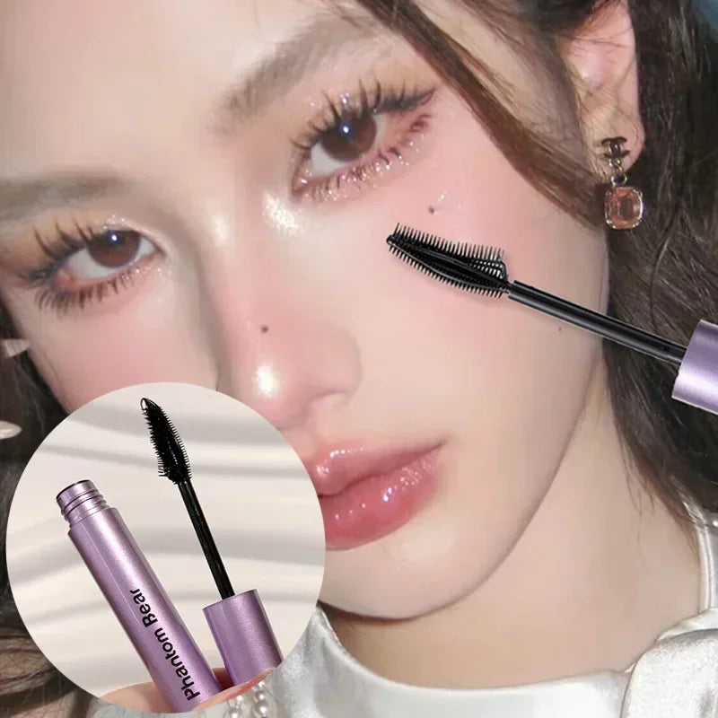 Ihomed Black Brown Mascara Waterproof Long Lasting Extension Eyelashes Lengthening Curling Mascara Purple Eyelash Makeup Cosmetic