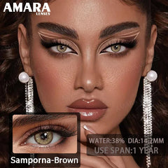 Ihomed Brown Colored Contact Lenses Natural Look Green Eye Lenses Gray Contact Gray Lenses Fast Delivery Green Eye Lens