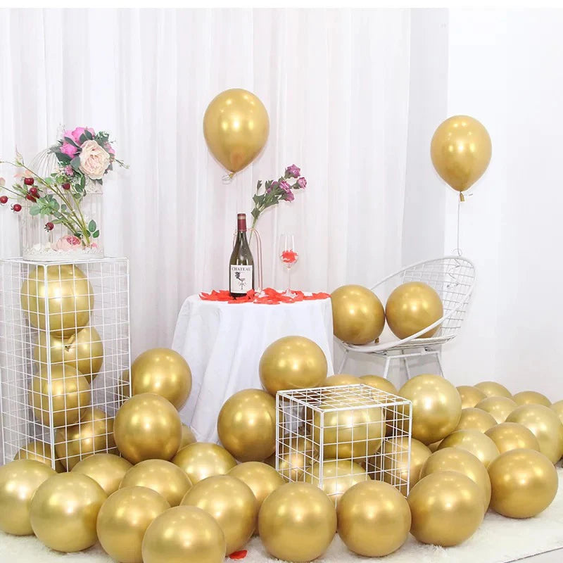 Ihomed 40pcs Black 32inch Number Foil Balloons 30th Happy Birthday Party Decorations Adult Women 30 Anniversary Wedding Globos Supplies