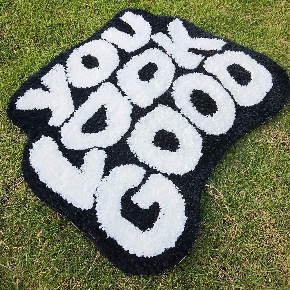 Ihomed Tufted You Look Good Rug Custom Handmade Rug, Tufted Rug, Living Room Rug, Rug For Funny Bedroom, Cute Fun Bath Mat