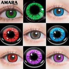 Ihomed Cosplay Eye Colored Contact Lenses AYY Series Halloween Beauty Makeup Contact Lenses Eye Cosmetics Colored Lenses Eyes