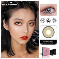 Ihomed Color Lens Himalaya Contact Lenses For Eyes Colored Lenses Blue Brown Cosmetic Lenses Contact Lens Beauty Makeup