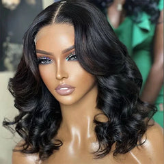 Ihomed 13x4 Glueless Wig Human Hair Lace Frontal Wig 100% Loose Body Wave Short Bob Wigs Ready To Wear Pelucas De Cabello 100% Hhumano