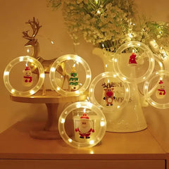 Ihomed Christmas Wish Ball LED Fairy Curtain Light String Wedding Holiday Garland Lamp for Home Room Party Decoration Navidad