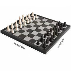 Ihomed 1 Box Of Foldable Magnetic International Chess Set With Plastic Chessboard Board Game , Ideal Tabletop Game For Family Gathering