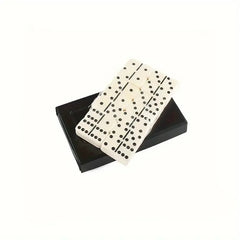 Ihomed 28pcs Classic Dominoes Card Chess, Board Game Toys With PVC Storage Box, Portable Case for Leisure Gifts Entertainment Tourism