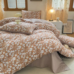 Ihomed 2024 New Bedding Set of Four Machine Washable Duvet Cover A Printed Duvet Cover Available In All Seasons Home Textile Products