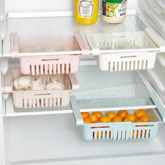 Ihomed 1pcs Refrigerator Storage Box Holder Storage Basket Solid Pull-out Food Organizer Drawer Shelf Proper Home Accessories Tools