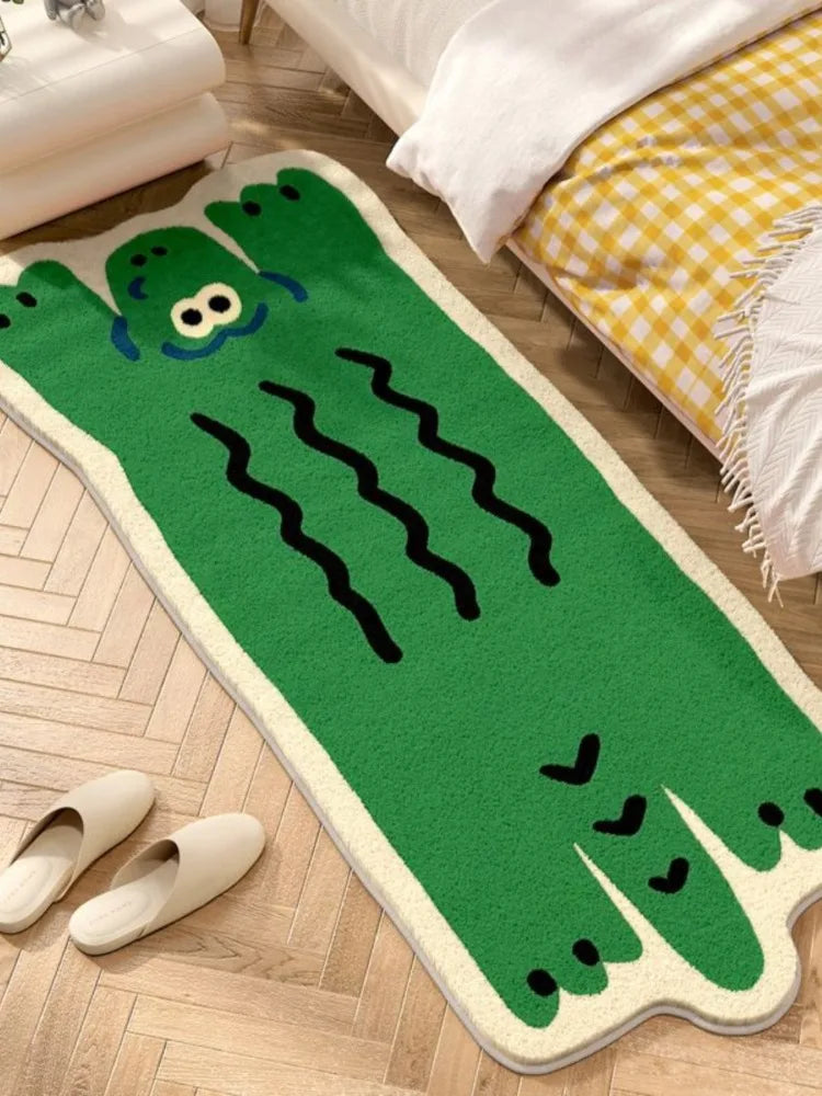 Ihomed Irregular Cartoon Funny Living Room Large Area Carpets Cute Animal Bedroom Bedside Carpet Comfortable Soft Plush Girl Room Rugs