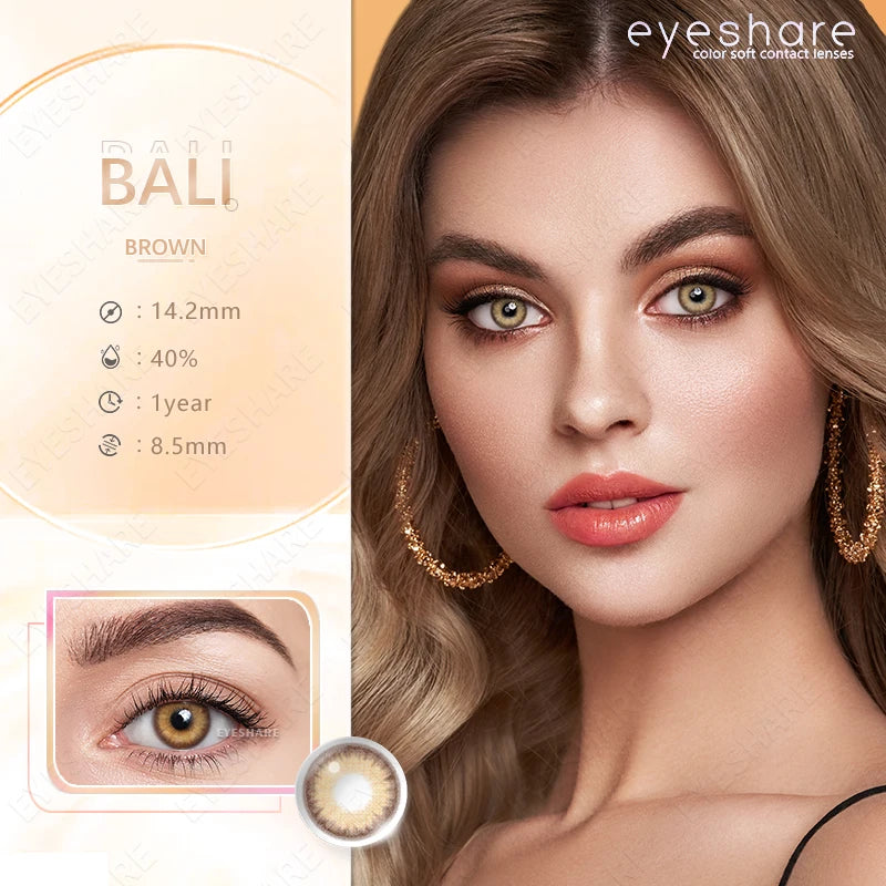 Ihomed Natural Color Lens Eyes 2pcs Color Contact Lenses For Eyes Beauty Contact Lenses Eye Cosmetic Color Lens Eyes