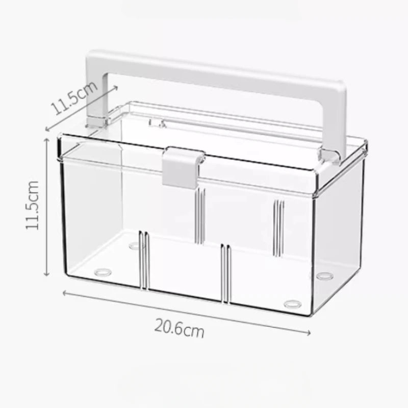 Ihomed Clear Acrylic Card Storage Box Organizer Rack Dustproof with Cover Large Capacity Card Storage Box for Anime Cardboard Hard Case