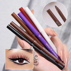 Ihomed Waterproof 6 Colors Black Eyeliner Pen Long Lasting Quick-drying Pencil Not Blooming Liquid Eyeliner Gel Eyes Makeup Cosmetic