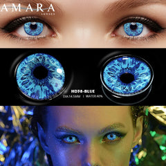 Ihomed Color Contact Lenses For Eyes Anime Cosplay Colored Lenses Blue Purple Multicolored Lenses Contact Lens Beauty Makeup