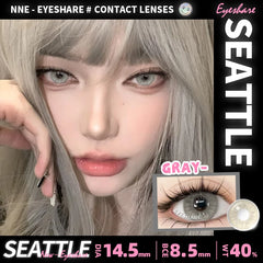 Ihomed 1pair New Color Contact Lenses for Eyes Natural Blue Eye Lenses Purple Lenses Gray Eye Contacts Brown Eye Lens Yearly