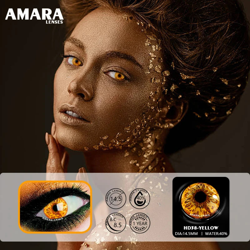 Ihomed Color Contact Lenses For Eye Anime Cosplay Masquerade VampireColored Lenses Multicolored Lenses Contact Lens Beauty Makeup
