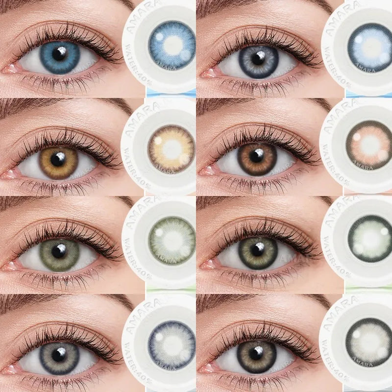 Ihomed Natural Color Lens Eyes 2pcs Color Contact Lenses For Eyes Beauty Contact Lenses Eye Cosmetic Color Lens Eyes