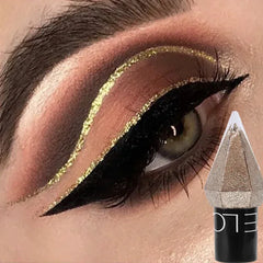 Ihomed Pearlescent Diamond Gold Liquid Eyeshadow Eyeliner Stick Waterproof Glitter Sequins Rose Gold White Eyeliner Pen Korean Makeup