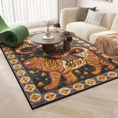 Ihomed Bohemia Retro Persian Art Carpet Large Area Living Room Carpets Cozy Soft Bedroom Decoration Rug Coffee Table Rugs Tapis Tapete