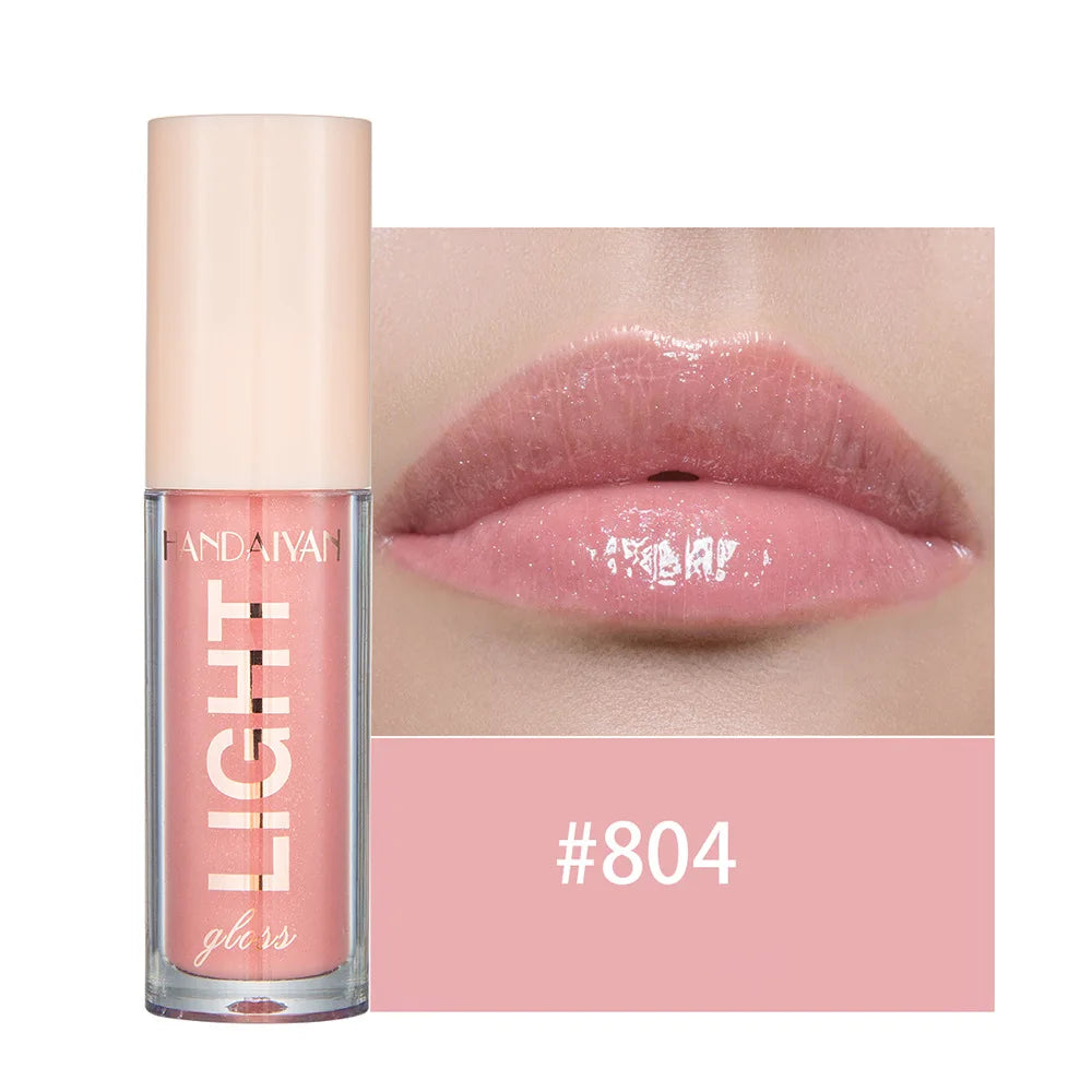 Ihomed Mirror Pearlescent Lip Gloss Waterproof Long Lasting Moisturizing Lipstick Shine Glitter Lip Gloss Women Makeup Cosmetics