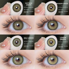 Ihomed 1 Pair Colored Contact Lenses Green Eye Lenses Blue Lens Natural Fast Delivery Brown Eye Lens Yearly Eyes Contacts Lens