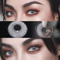 Ihomed 2pcs Colored Contact Lenses Natural Look Brown Eye Lenses Gray Contact Blue Lenses Fast Delivery Green Eye Lenses