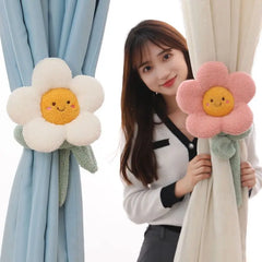 Ihomed Ins Flower Curtain Buckle Window Screens Strap Luxury High End Living Room Curtains Buckles Strap Children Cute Home Accessories