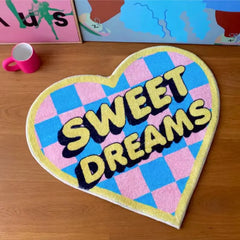 Ihomed Cute Milk Floor Mat Pink Strawberry Household Bedside Carpet Cartoon Room Decoration Anti Slip Rugs Aesthetic Rug